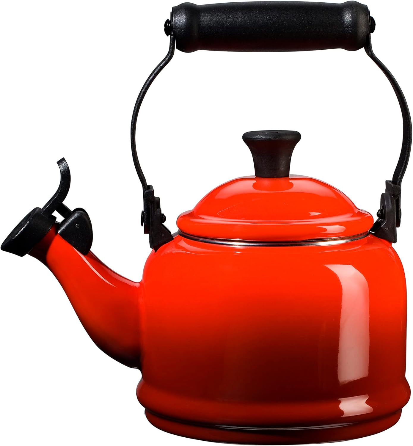Le Creuset Enamel On Steel Demi Tea Kettle, 1.25 qt., Oyster