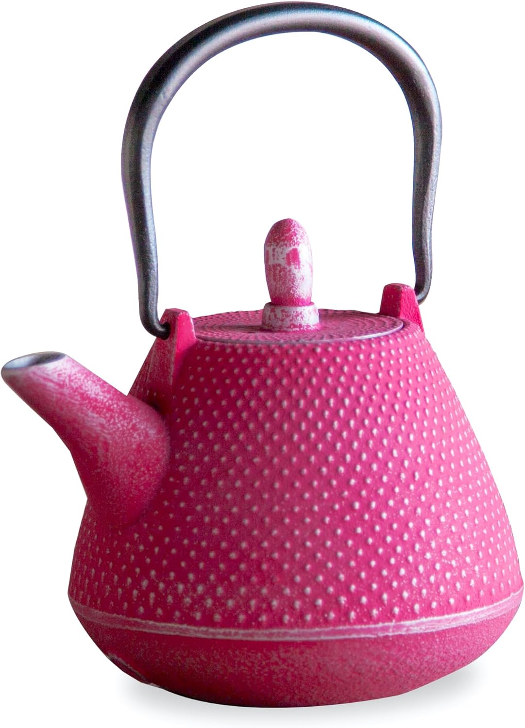 Roji Associates Cast Iron Teapot, Nanbu Tekki Teapot, ARARE - Dome Type, Made in Japan, with Tea Strainer, Inner Enamel Finish, Blue (13.53 fl oz)