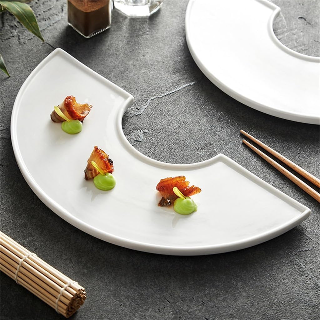 Shaped Tableware Irregular Plates Cold Dishes Dim Sum Plates Chinese Hotel Appetizer Plates