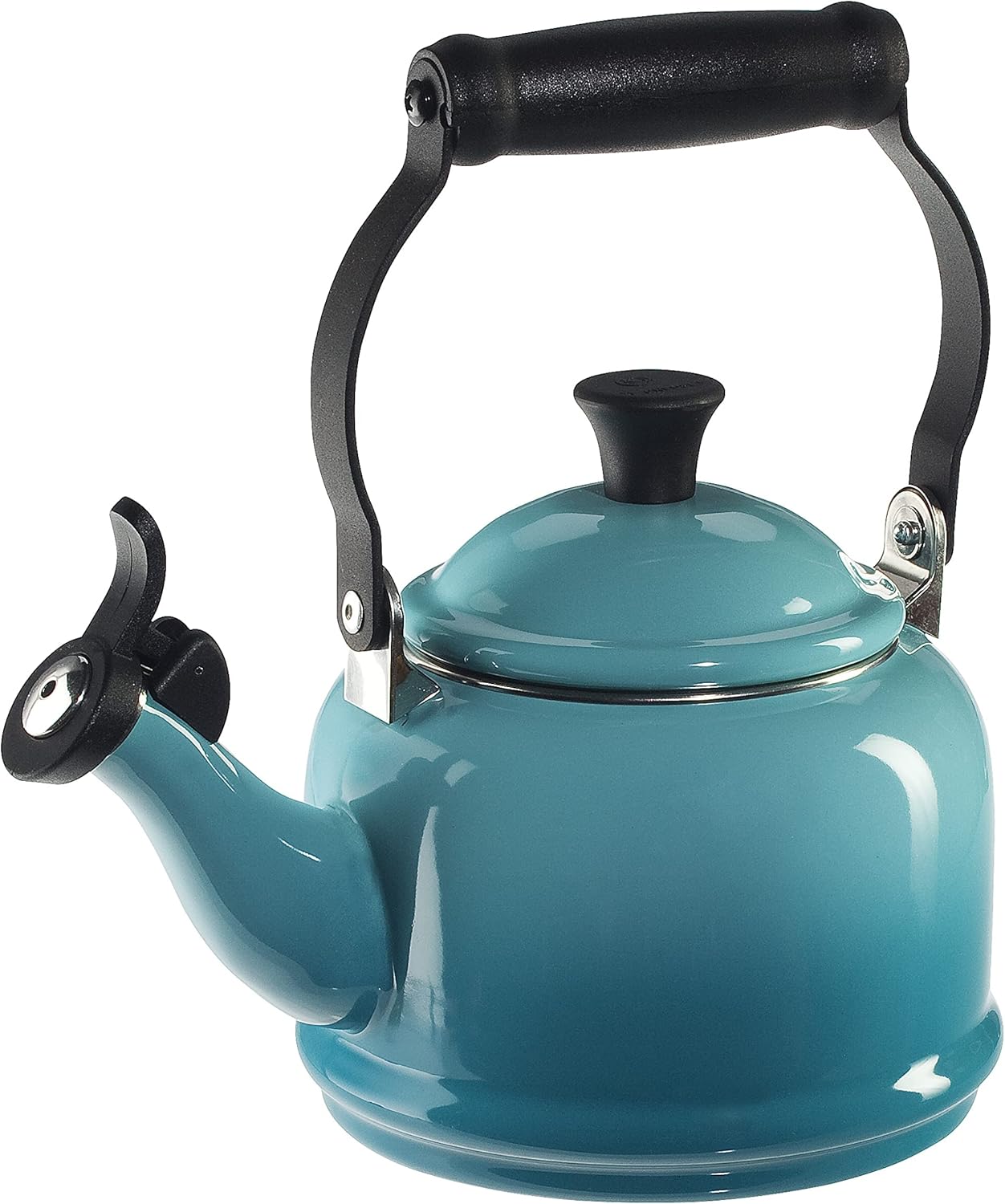 Le Creuset Enamel On Steel Demi Tea Kettle, 1.25 qt., Oyster