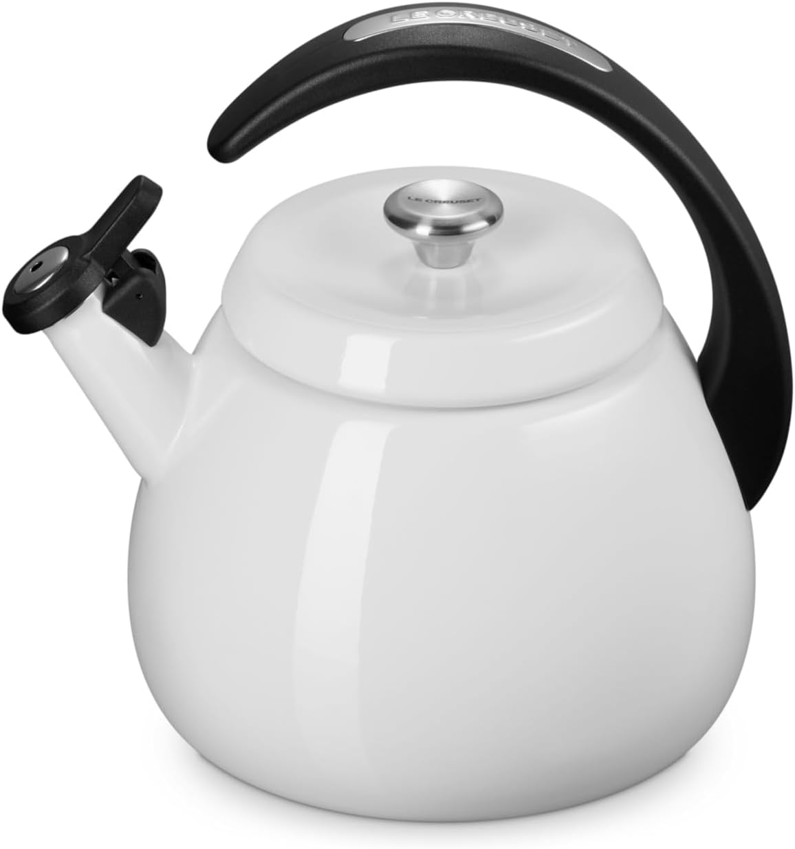 Le Creuset Enamel on Steel Cloche Kettle, 2.2 qt., White