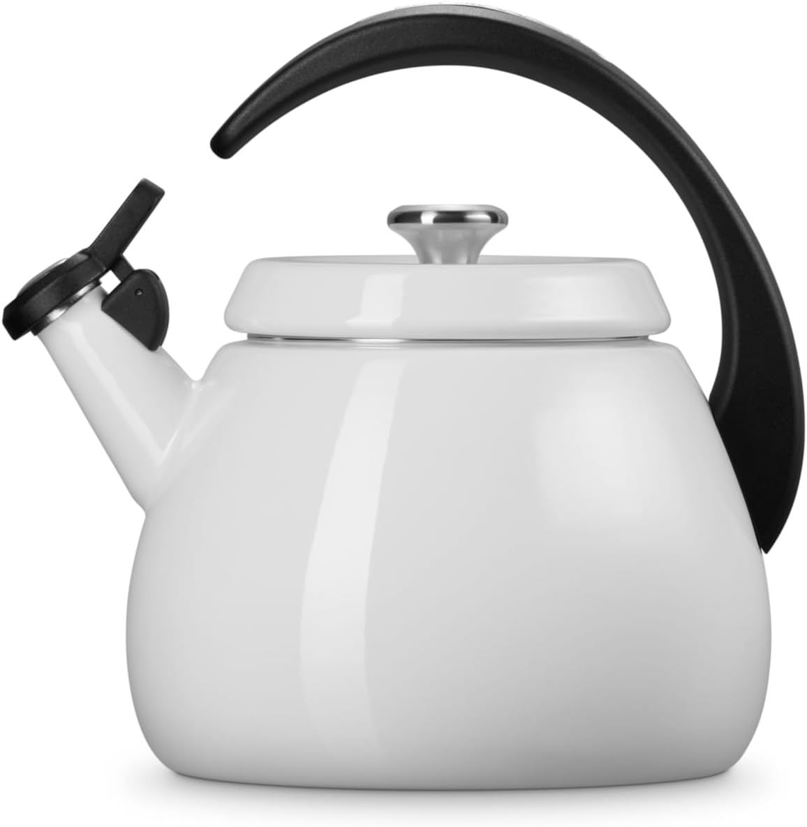 Le Creuset Enamel on Steel Cloche Kettle, 2.2 qt., White