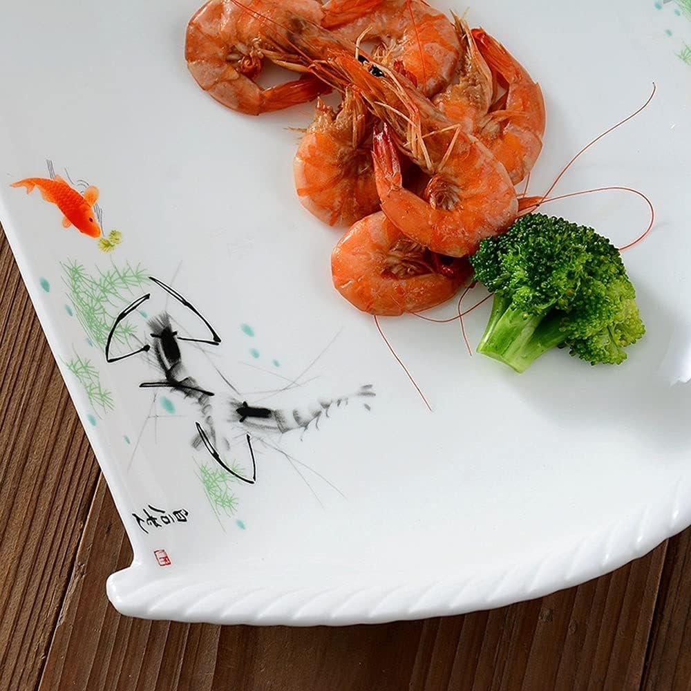 Dining Plate Ceramic Soup Plate Hotel Family Creative Western Food Dim Sum Plate Kitchen Tableware
