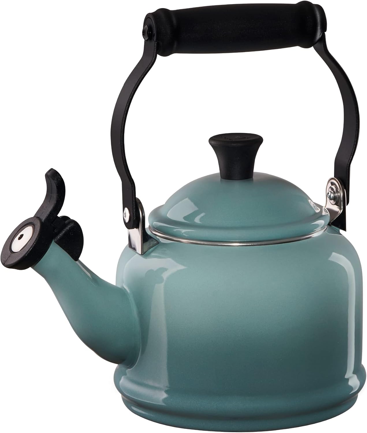 Le Creuset Enamel On Steel Demi Tea Kettle, 1.25 qt., Oyster