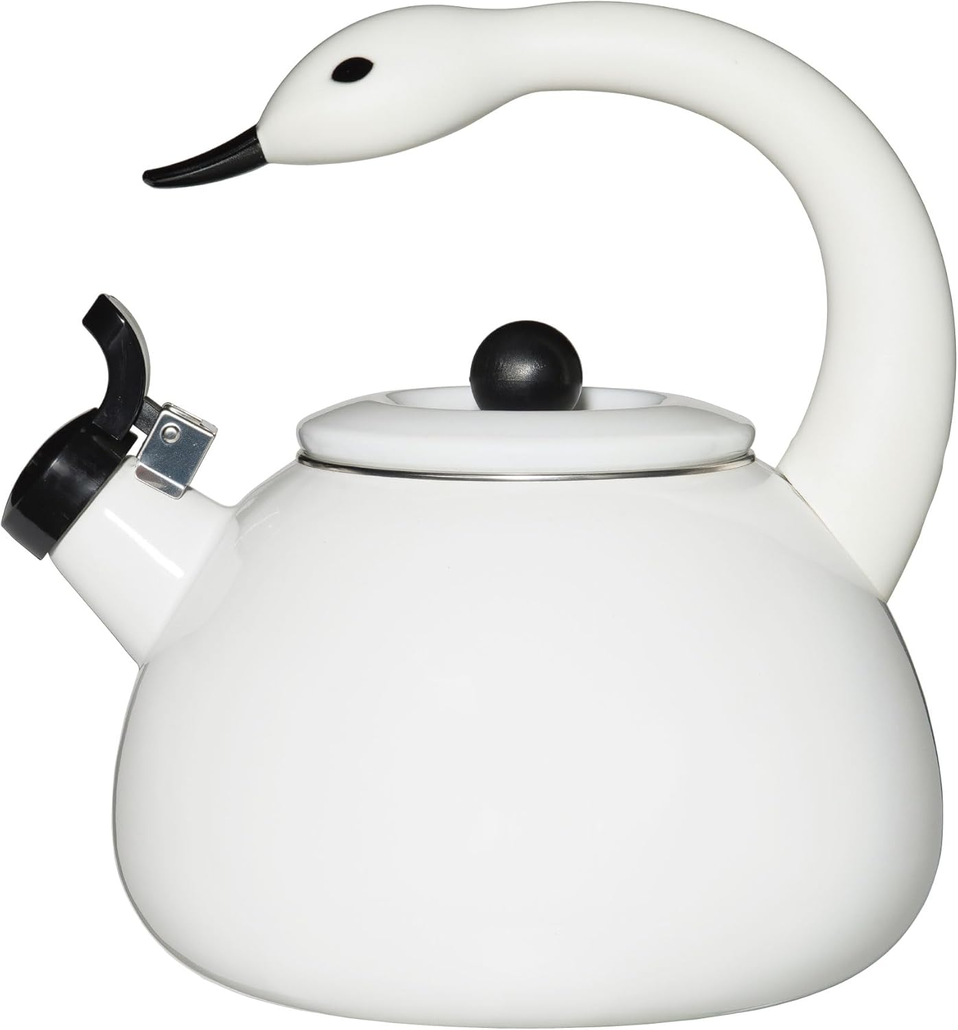 Whistling Tea Kettle for Stove Top Enamel on Steel Teakettle, Supreme Housewares Strawberry Design Teapot Water Kettle Cute Kitchen Accessories Teteras (2.3 Quart, Strawberry)