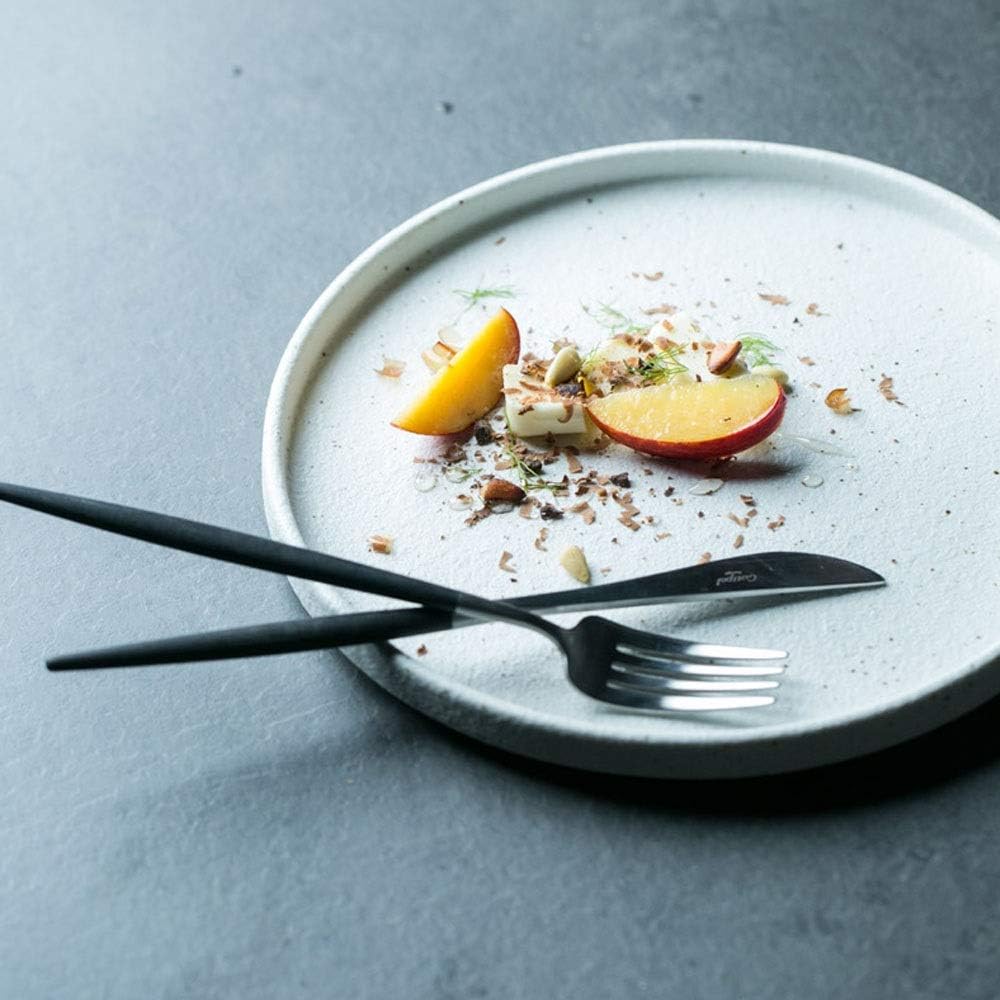 Dinner plate Dinner Plates Ceramic Steak Plate White Western Food Plate Home Breakfast Dim Sum Set Tableware