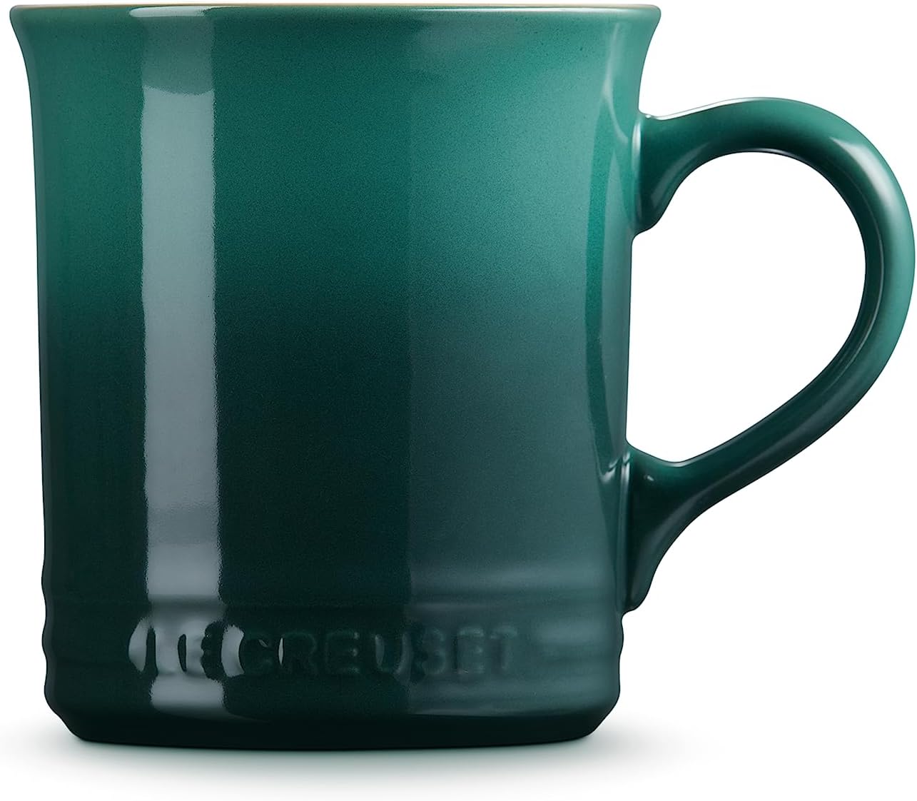 Le Creuset Enamel On Steel Demi Kettle with Metal Finishes & Stoneware Set of 2 Mugs, 1.25 qt. Kettle & (2) 14 oz. Mugs, Artichaut