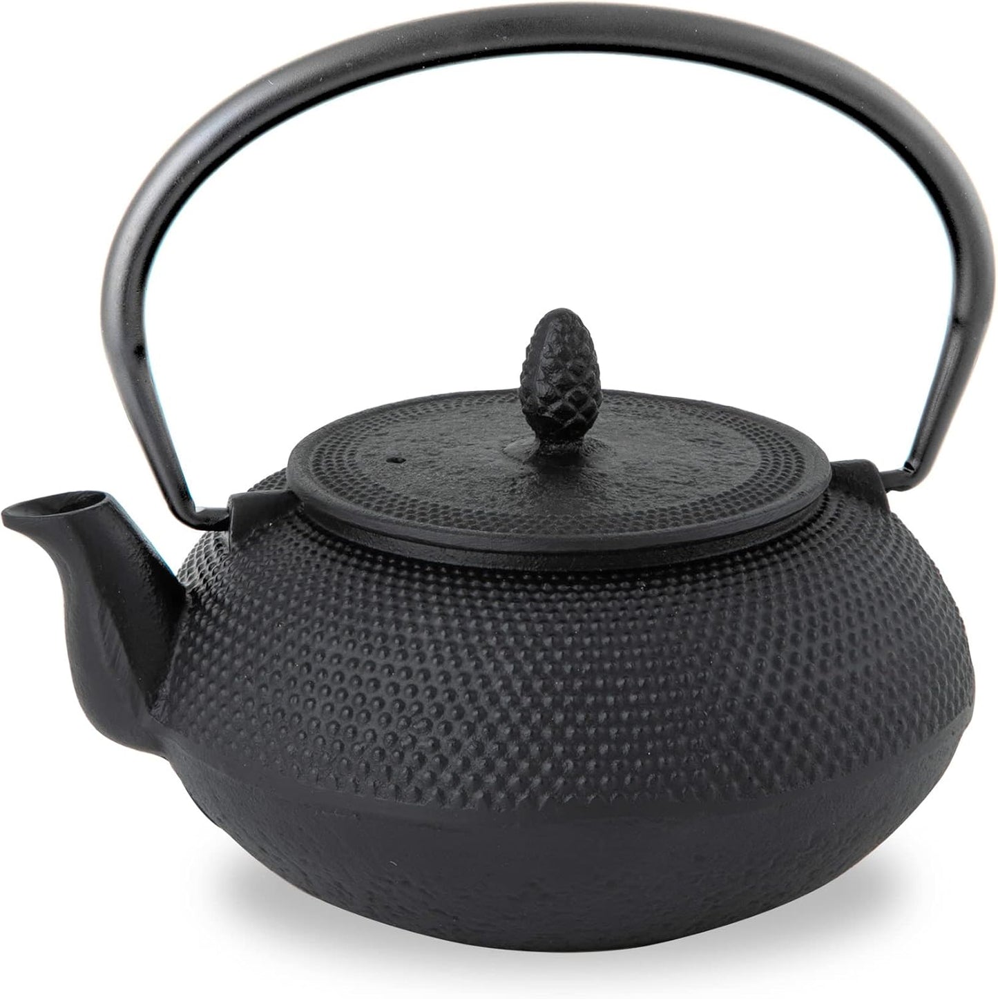 Roji Associates Cast Iron Teapot, Nanbu Tekki Teapot, ARARE - Dome Type, Made in Japan, with Tea Strainer, Inner Enamel Finish, Blue (13.53 fl oz)