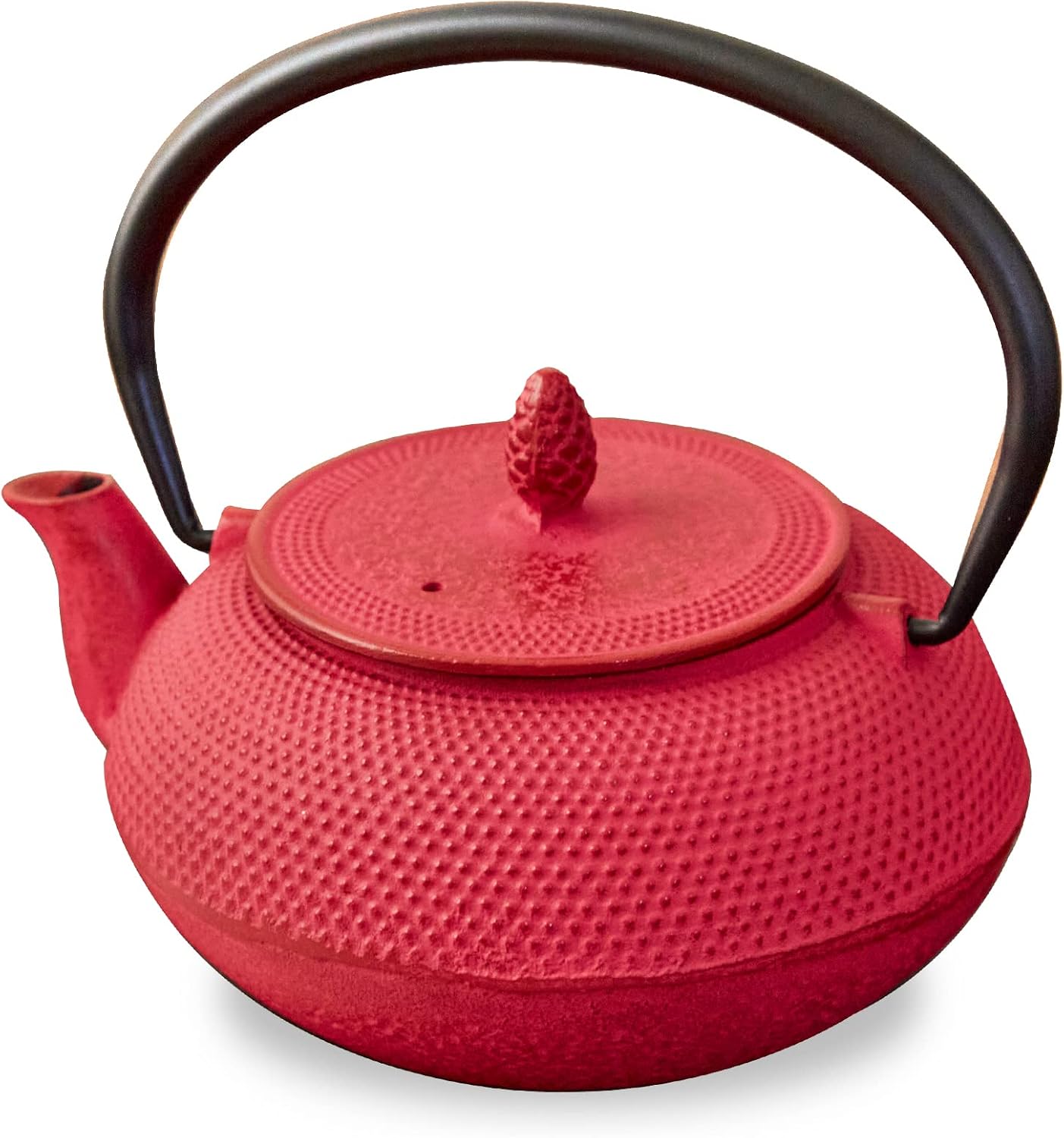 Roji Associates Cast Iron Teapot, Nanbu Tekki Teapot, ARARE - Dome Type, Made in Japan, with Tea Strainer, Inner Enamel Finish, Blue (13.53 fl oz)