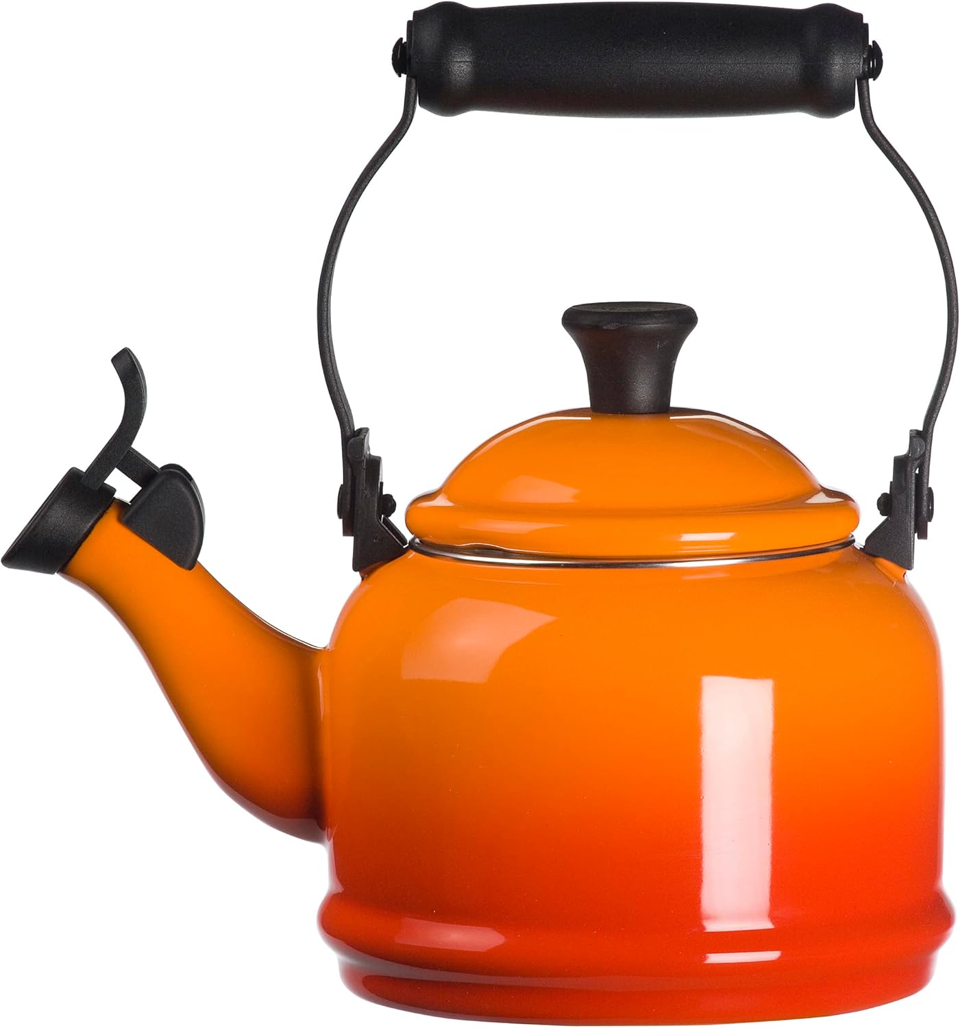 Le Creuset Enamel On Steel Demi Tea Kettle, 1.25 qt., Oyster