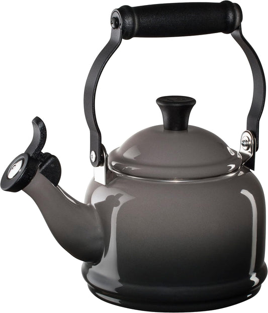 Le Creuset Enamel On Steel Demi Tea Kettle, 1.25 qt., Oyster
